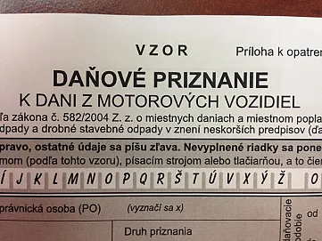 Daň z motorvých vozidiel