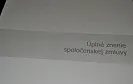 Zmena spoločenskej zmluvy