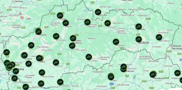 Mapa Kvakomatov na SR