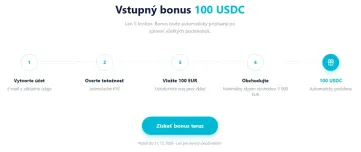 Ako získať bonus 100 USDC