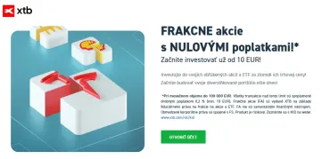 Frakčn&eacute; akcie od XTB