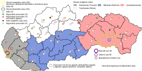 Nová súdna mapa